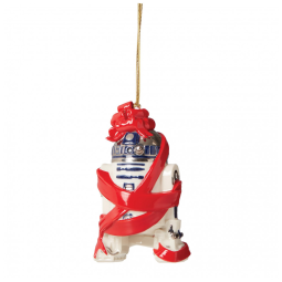 Enfeite de Natal Lenox Star Wars R2-D2 Porcelana Ivory 5,7x5,7x9,5 cm