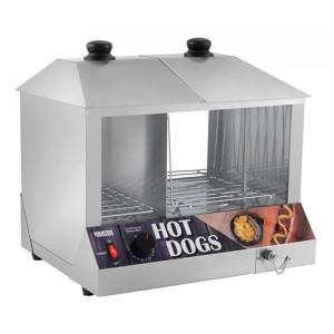 Vaporizador Elétrico de Hot Dog Comercial Kratos 29M-010 Bancada, Capacidade 100 Hot Dogs e 48 Pães, Inox, 1300W, 120V