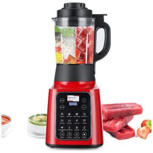 Liquidificador Profissional de 1.7L com 13 Predefinições, 1000W, 110v, MOONGIANTGO, Vermelho