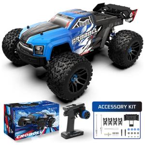 Carrinho de Controle Remoto Caminhão Monstro, Off Road, CROBOLL, Azul