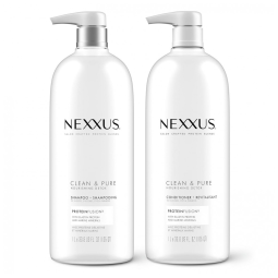 Kit Shampoo e Condicionador com ProteinFusion Sem Parabenos, 1 Litro Cada, NEXXUS, Branco