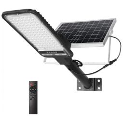 Luminária Solar Externa 100W a Prova d IP67 com Controle Remoto, NIORSUN NI 12, Preto