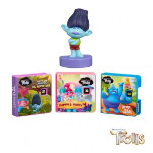 Coleção de Histórias para Máquina dos Sonhos Little Tikes, 1 Personagem e 3 Historias, DreamWorks Trolls