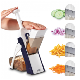 Picador de Legumes e Vegetais Ajustável com 30 Predefinições, DASH DSM100, Preto