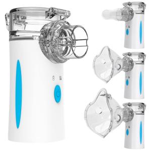 Nebulizador Portátil para Tratamento Respiratório em Adultos e Crianças de Malha Ultrassônica com 2 Modos e Função de Autolimpeza, 110V