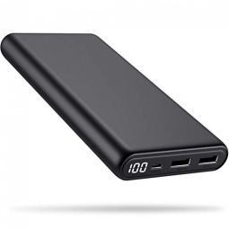 Powerbank Carregador Portátil 24800mAh Display de LCD Digital Escritorio Viagem