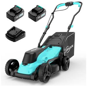 Novo Cortador de Grama Sem Fio YARDCARE 36V Brushless com 2 Baterias de 4.0Ah, Tela de LED, Ajuste de Altura em 5 Posições