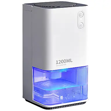 Desumidificador Pequeno 1,2L com Luzes