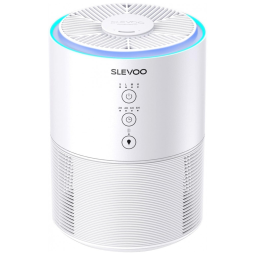 Purificador de Ar com Filtro HEPA, Área até 30 m2, Slevoo, Branco