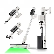 Aspirador Vertical Sem Fio Roborock H60 Hub Base de Autoesvaziamento 115AW 60 min 120V