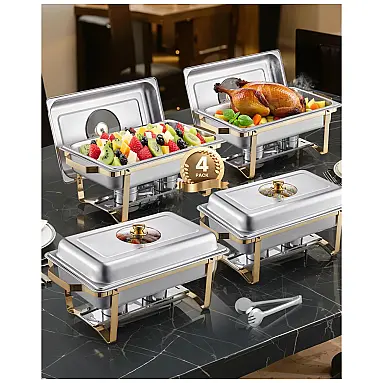 Rechaud Buffet VEVOR Dourado 7,5L