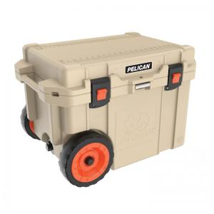 Cooler Térmico Portátil 45 Litros com Rodas, Pelican, Marrom