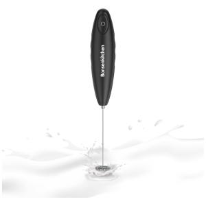 Espumador de Leite Elétrico a Bateria em Aço Inoxidável, BONSENKITCHEN, Azul