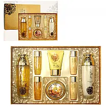 YEDAM YUN BIT Kit Skincare Cuidados com a Pele para Todos os Tipos, 4 Produtos, Luxury, YEDAMYUNBIT, Dourado