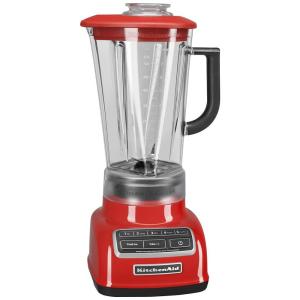KitchenAid KSB1575HT Diamante de 5 velocidades com jarro livre de BPA, 60 oz, molho picante
