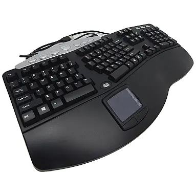 Teclado Ergonômico Sem Fio Recarregável