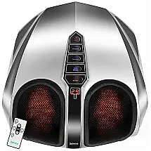 Massageador Elétrico para Pés com Controle Remoto, Belmint, Prata