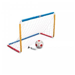 Little Tikes Conjunto de Futebol com Rede, Bola e Trave para Crianças a Partir de 2 Anos, MGA ENTERTAINMENT 620812M, Azul