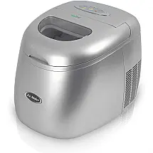 Máquina Portátil de Fazer Gelo NutriChef – Produção Rápida e Compacta para Uso Doméstico e Profissional