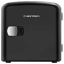 ChefMan Mini Cooler Portátil Elétrico Resfria, Aquece 4L 110V 12V Preto