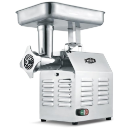 Moedor de Carne Elétrico TC, 1200W 1.5HP, Aço Inox, 110v, KWS KITCHENWARE STATION ME 22, Prateado