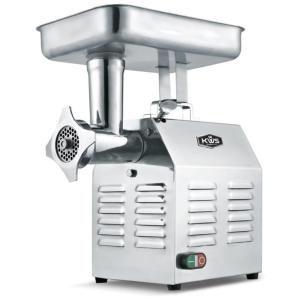 Moedor de Carne Elétrico TC, 1200W 1.5HP, Aço Inox, 110v, KWS KITCHENWARE STATION ME 22, Prateado