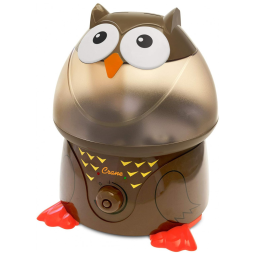 Umidificador Ultrassônico de Névoa Fria 24H de Ação, 3,7 Litros, Cobertura 46m2, 110V, Crane Coruja, Marrom