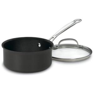 Panela Antiaderente com Tampa, 2 Litros em Aço Anodizado, Cuisinart 619 18