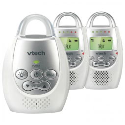 Babá Eletrônica VTech DM2212 com Alcance de até 304,8 m, Alerta Sonoro Vibratório, Intercomunicador Bidirecional, Luz Noturna
