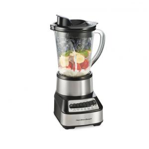 Liquidificador de Bancada com Jarra de Vidro de 1L com 14 Funções, 700W, 110v, HAMILTON BEACH 54221, Cinza