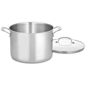 Caldeirão Clássico do Chef 10 Litros em Aço Inoxidável, Cuisinart 76610 26G