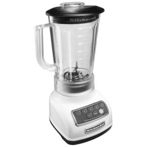 Liquidificador KitchenAid 5 velocidades Blender com 1.66 Litros BPA Free Pitcher branco 110V