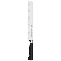 Fatiador de Carne Assado Zwilling J.A. Henckels Twin Four Star 10 Polegadas em Aço Inoxidável de Alto Carbono com Sulcos Granton