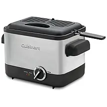 Fritadeira Elétrica 1 L de Capacidade, Aço Inoxidável, 110V 1000W, Cuisinart