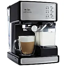 Cafeteira Elétrica Barista 3 em 1 Semi Automática 1040W, 110v, MR. COFFEE BVMC ECMP1000 RB, Prateado