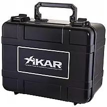 Humidor Xikar Preto Para 60 Charutos com Sistema de Umidificação Magnético À Prova D'água e Impactos