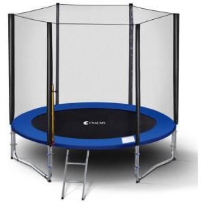 Cama Elastica Capacidade até 150 kg e Tamanho 2 Metros, ExacMe, Azul