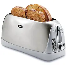 Torradeira de 4 Fatias 7 Configurações, 1500W, Aço Inoxidável, 110v, OSTER TSSTTR6330 NP, Prateado