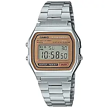Relógio Masculino Digital Classic, CASIO A158WEA 9CF, Prateado