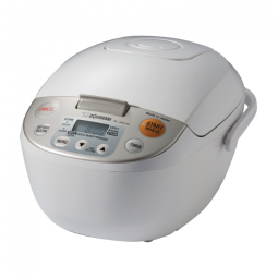 Panela de Arroz Elétrica até 5 Xícaras não Cozidas com Função de Aquecer, 110V 610W Zojirushi NL AAC10, Branca
