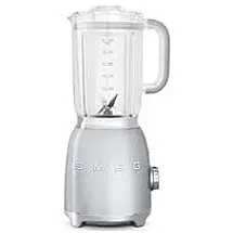 Liquidificador Retro 1,4L com Jarro Tritan sem BPA, Lâminas Duplas de Aço Inoxidável, 4 Vel e 3 Programas, 110v 600w, SMEG BLF01SVUS
