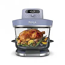 Fritadeira a Ar Ninja Crispi Pro AS101PU Vidro 6-em-1 Roxo Névoa 5,7L 110V