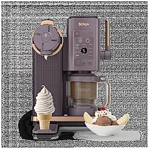 CREAMi Scoop Swirl Soft Serve Ice Cream Machine in Plum
