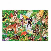 Quebra Cabeça Infantil, Tema Floresta Tropical com 48 Peças Grandes para Crianças Acima de 3 Anos, Melissa & Doug