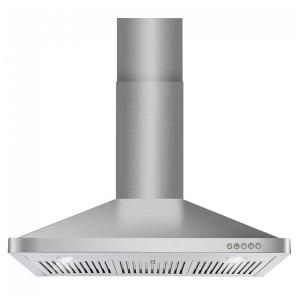 Coifa de parede 91cm COSMO inox escovado 646 m³/h comando por botão filtros permanentes LED 110V