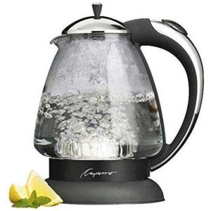 H2O Chaleira Elétrica 1.4L, Aço Inoxidável, 110v, CAPRESSO 794151401914, Preto