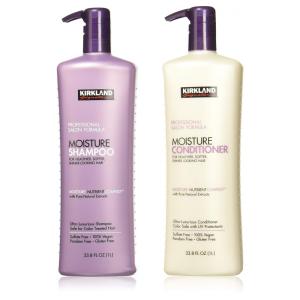 Shampoo e Condicionador 1L Hidratante sem Parabenos, Sulfato e Glutén, KIRKLAND SIGNATURE AD612, Lilás