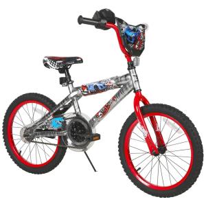Bicicleta Infantil, Aro 18 Polegadas para Crianças de 6 a 9 Anos, Hot Wheels, Cinza Metálico