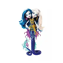 Monster High Bonecas Reef Peri Pearl as Filhas de Hidra para Crianças a partir de 6 anos, MATTEL DHB47, Azul