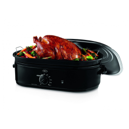 Panela Elétrica 17 Litros em Aço Inoxidável com Controle de Temperatura, 110V, Oster CKSTRS18BSBW, Preta